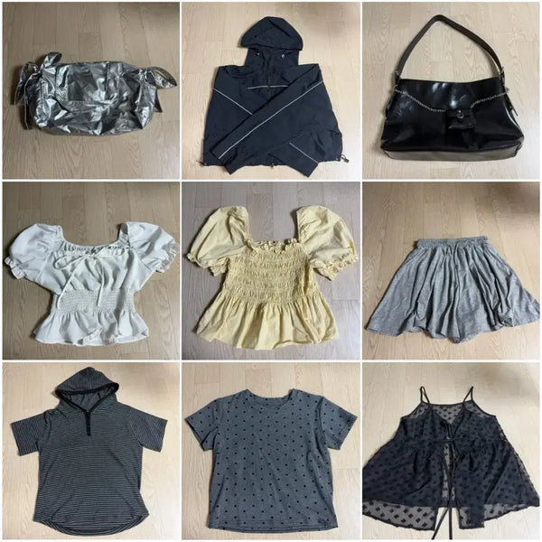 [BUNJANG] Bundle Set of 7 Clothing Items and 2 Bags / 안입는 옷 판매해요!