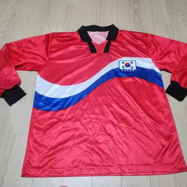 [BUNJANG] Retro 90s Korean National Team Uniform (Size 95-100) / 3. 90년대 레트로 다자인 국대 유니폼 사이즈 95~100 판매합니다.