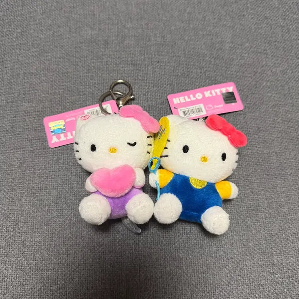 [BUNJANG] Hello Kitty Keychain 2 Types Bundle (Heart/Blue Outfit) / 헬로키티 키링 2종 일괄 (하트/파란옷)