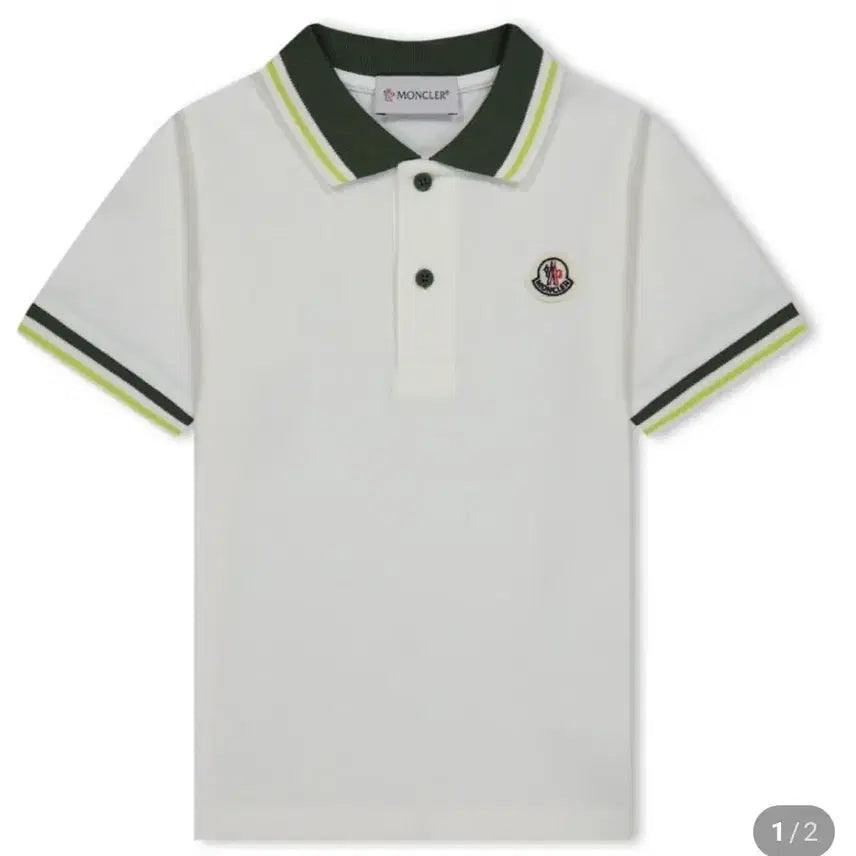 [BUNJANG] Moncler Kids Short Sleeve Polo Shirt 14A / 몽클레어 키즈 반팔 카라티 14A