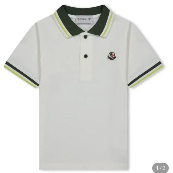 [BUNJANG] Moncler Kids Short Sleeve Polo Shirt 14A / 몽클레어 키즈 반팔 카라티 14A