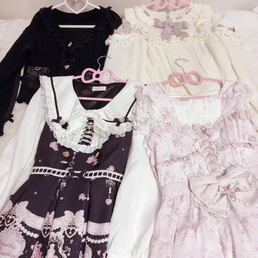 [BUNJANG] Liz Lisa Jili-kei Style One-Piece Dress, Blouse, and Skirt Set / 리즈리사 일괄 양산형 지뢰계 셋업 원피스 블라우스 스커트 처분
