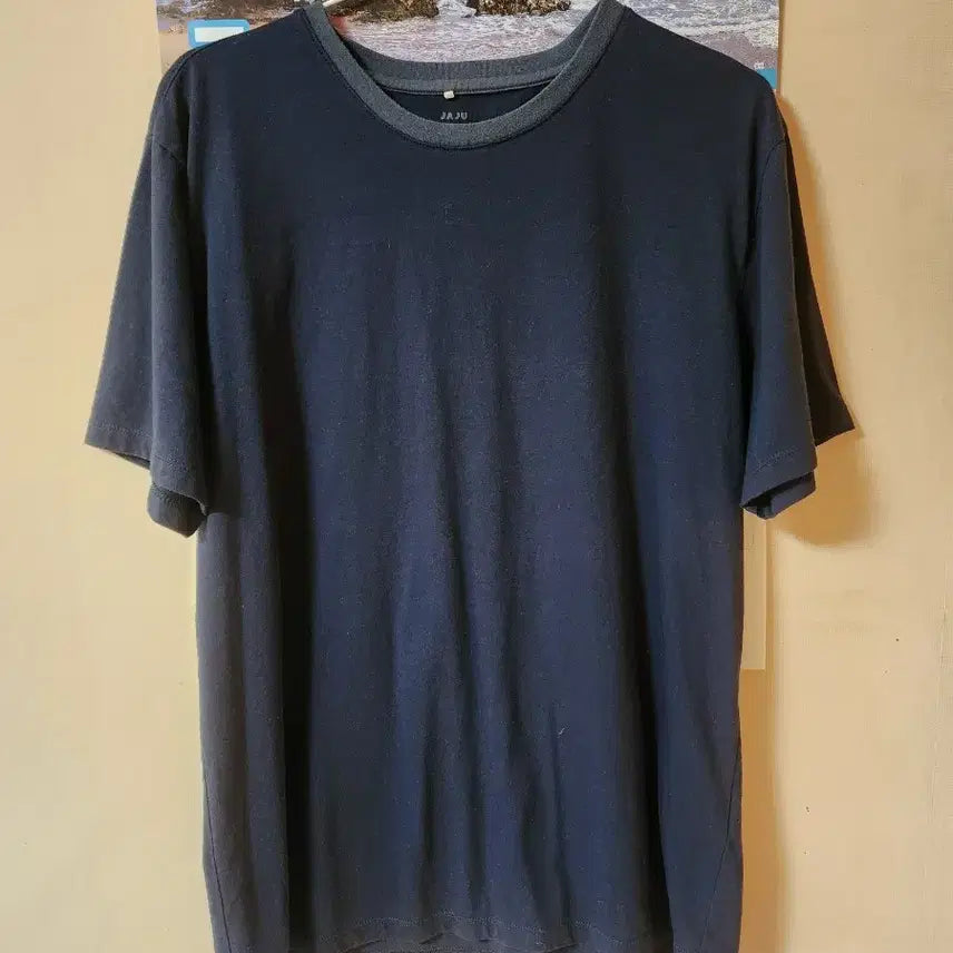 [BUNJANG] JAJU Navy Short-Sleeve T-Shirt Size 105 / 자주 반팔티 네이비 105사이즈