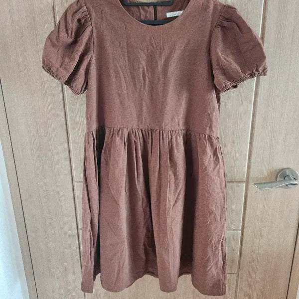 [BUNJANG] Linen Flare Dress / 린넨원피스