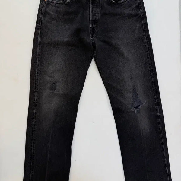 [BUNJANG] Levi's 501 Vintage Black Denim Jeans / 리바이스 501 흑청 vtg 데님