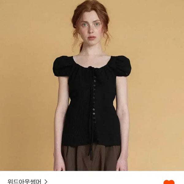[BUNJANG] Without Summer Montana Blouse Black / 위드아웃섬머 몬타나 블라우스 블랙