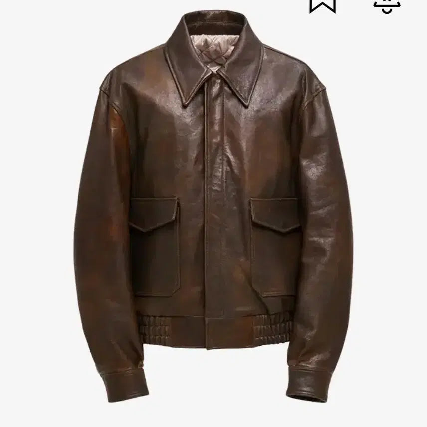 [BUNJANG] Coar A2 Leather Jacket / 쿠어 a2 레더 자켓 M