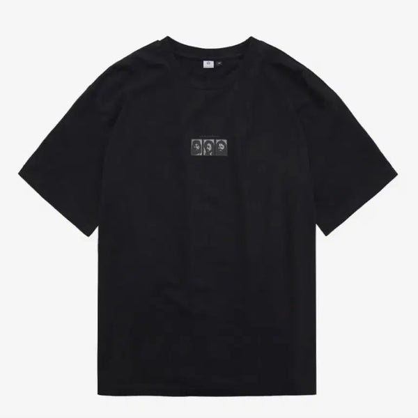 [BUNJANG] Polilu 1/2 Graphic T-Shirt Washed Black / (3)폴리테루 1/2그래픽 티셔츠 어퓨굿맨 워시드블랙