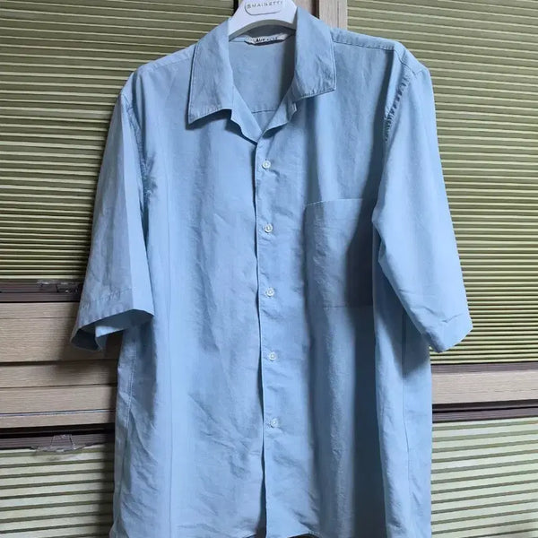 [BUNJANG] Auralee Silk Half-Sleeve Shirt Size 4 / 오라리 실크 하프셔츠 4