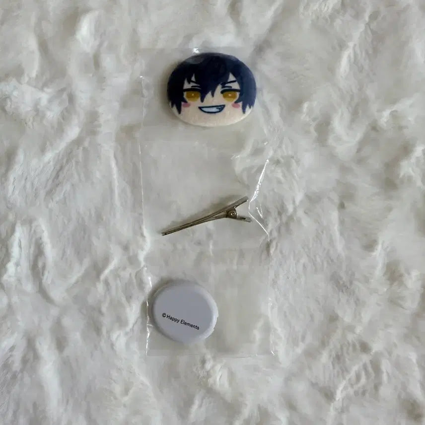 [BUNJANG] Ensemble Stars! Jun Sazanami Eden Eve Minikore Omamori Hair Clip (Sealed) / 앙스타 오만쥬 머리핀 사자나미 쥰 에덴 이브 헤어클립 앙상블스타즈 미니코레