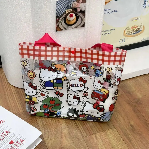 [BUNJANG] Hello Kitty PVC Transparent Shoulder Bag (3 Designs) / 헬로키티 pvc투명 숄더백 (3종류)