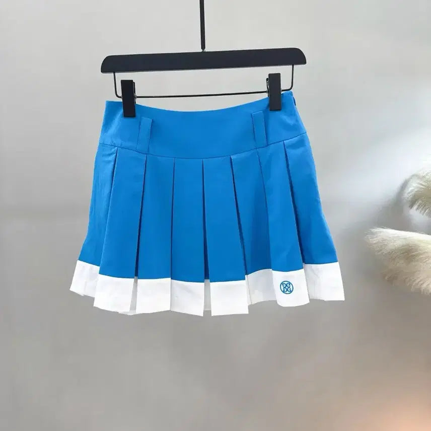 [BUNJANG] Women's Golf Pleated Skirt Blue / 여성 골프 플리츠 스커트 블루