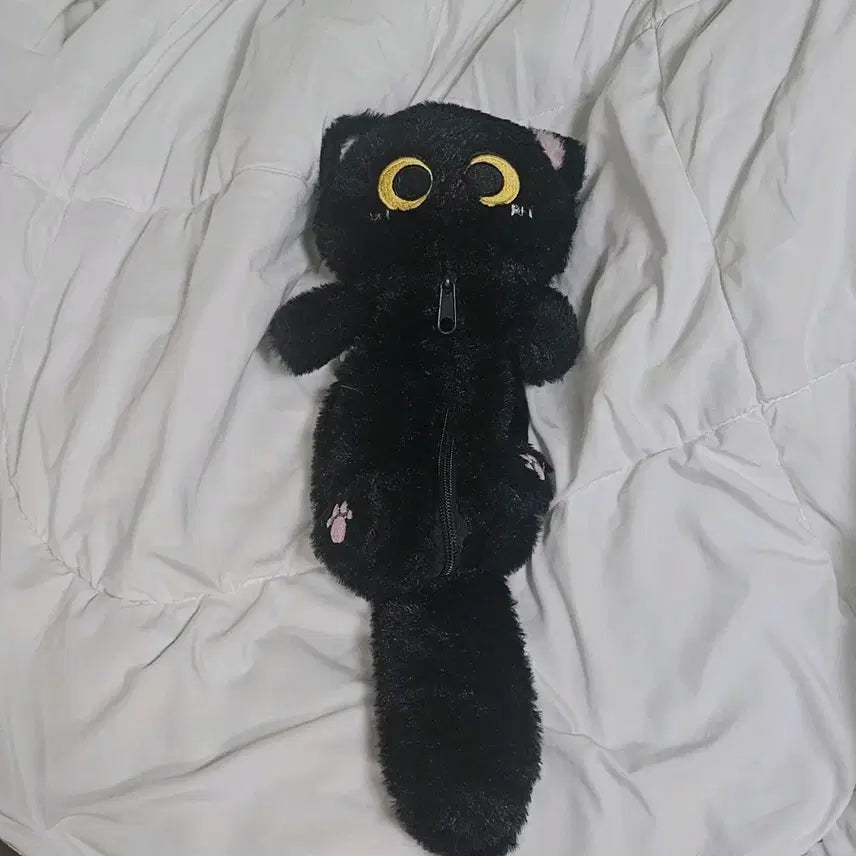 [BUNJANG] Black Cat Pencil Case / [무료나눔] 검은 고양이 필통