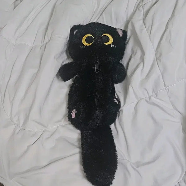 [BUNJANG] Black Cat Pencil Case / [무료나눔] 검은 고양이 필통