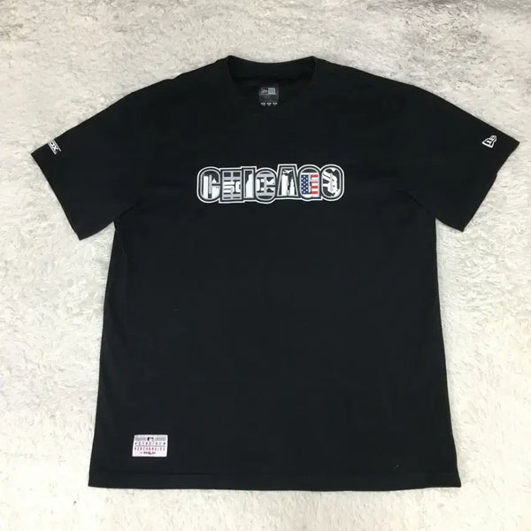 [BUNJANG] New Era Chicago Cubs Graphic T-Shirt / 뉴에라 시카고 반팔티 만원샵 GG22