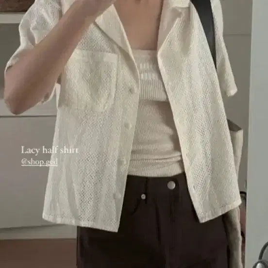 [BUNJANG] Gede Lacy Shirt / 게드 레이시 셔츠