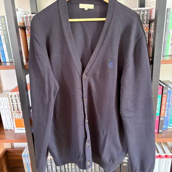 [BUNJANG] Beanpole Organic Cotton Casual Cardigan Black XL / 빈폴 오가닉 코튼 캐주얼 가디건 블랙 XL