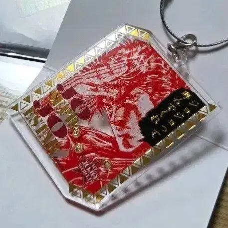 [BUNJANG] JoJo's Bizarre Adventure Joseph Joestar Wire Acrylic Keyring / 죠죠월드 원화 와이어 아크릴 키링 죠셉 판매/교환