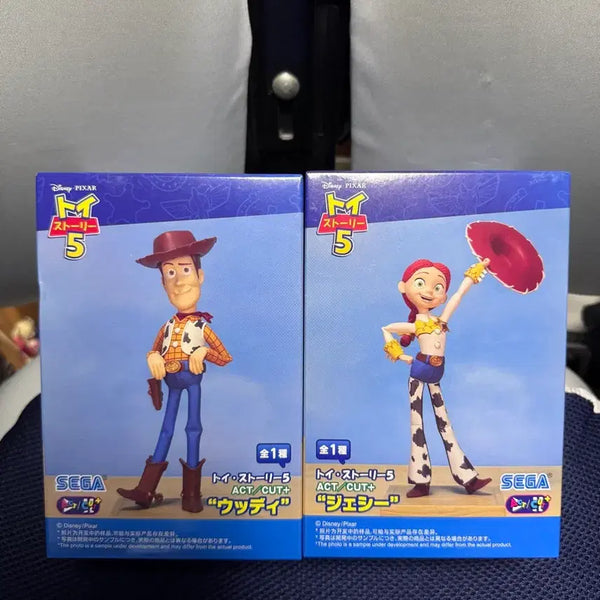 [BUNJANG] Disney Pixar Toy Story 5 SEGA ACT CUT Woody & Jessie 2-Figure Set / 토이스토리5 세가 ACT CUT  우디 제니 2종 세트