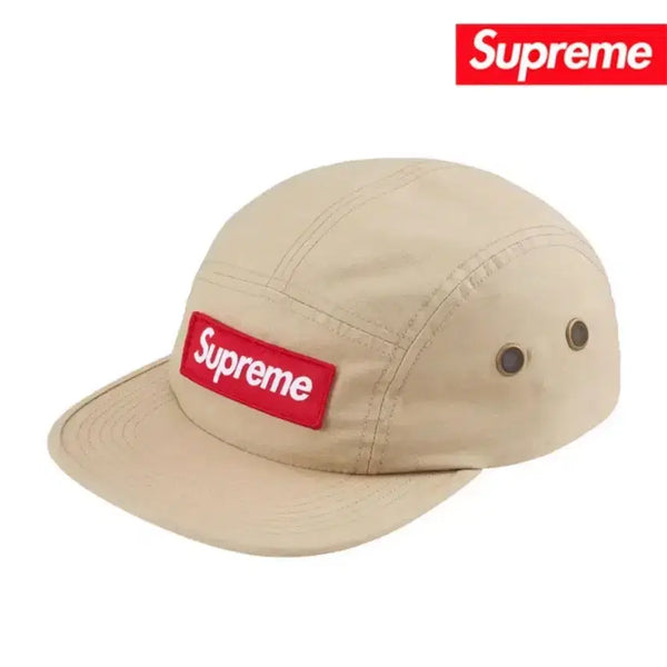 [BUNJANG] Supreme Cotton Twill Box Logo Baseball Cap Beige / 슈프림 볼캡 베이지