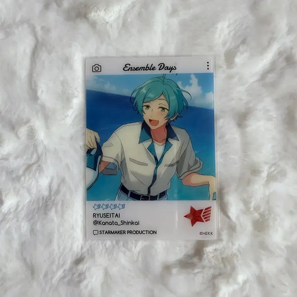 [BUNJANG] Ensemble Stars! Emoca Vol. 2 Shinkai Kanata Yusei Unit Clear Card / 앙스타 에모카 2탄 신카이 카나타 유성대 클리어카드 클카 인스타풍 카드