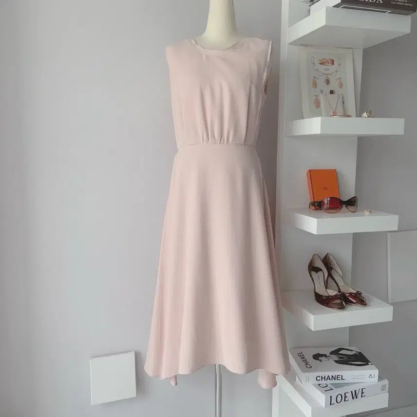 [BUNJANG] JILLSTUART Sleeveless Shirring Dress / [55] 질스튜어트 민소매 셔링 원피스