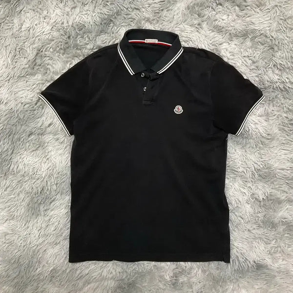 [BUNJANG] Moncler Black Label Polo Shirt L / [A급/L사이즈] 몽클레어 카라티 블랙