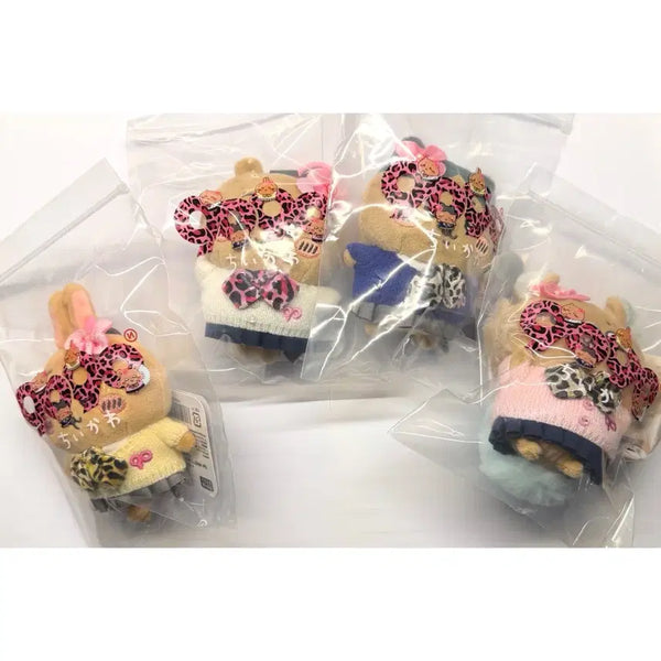 [BUNJANG] Chiikawa 9090 Gyaru Mascot Set (Chiikawa, Hachiware, Usagi, Momonga) / 치이카와 9090 갸루 마스코트 치이카와 하치와레 우사기 모몽가