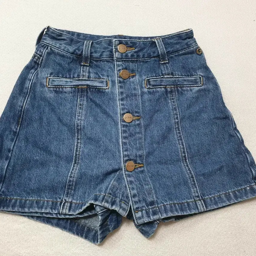 [BUNJANG] Guess Denim Skirt Shorts / 게스 데님 청치마 + 숏팬츠 허리23~24
