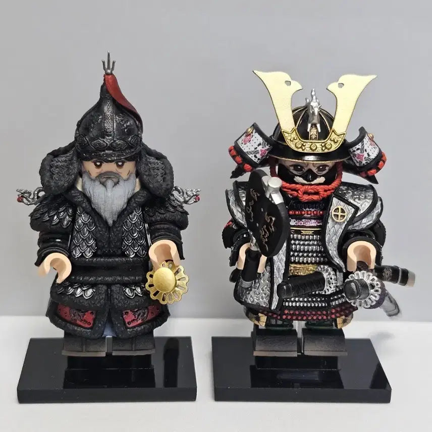 [BUNJANG] LEGO Custom Aura Yi Sun-sin v2 & Shimazu Bundle Set / 레고 커스텀 아우라 이순신v2, 시마즈 일괄