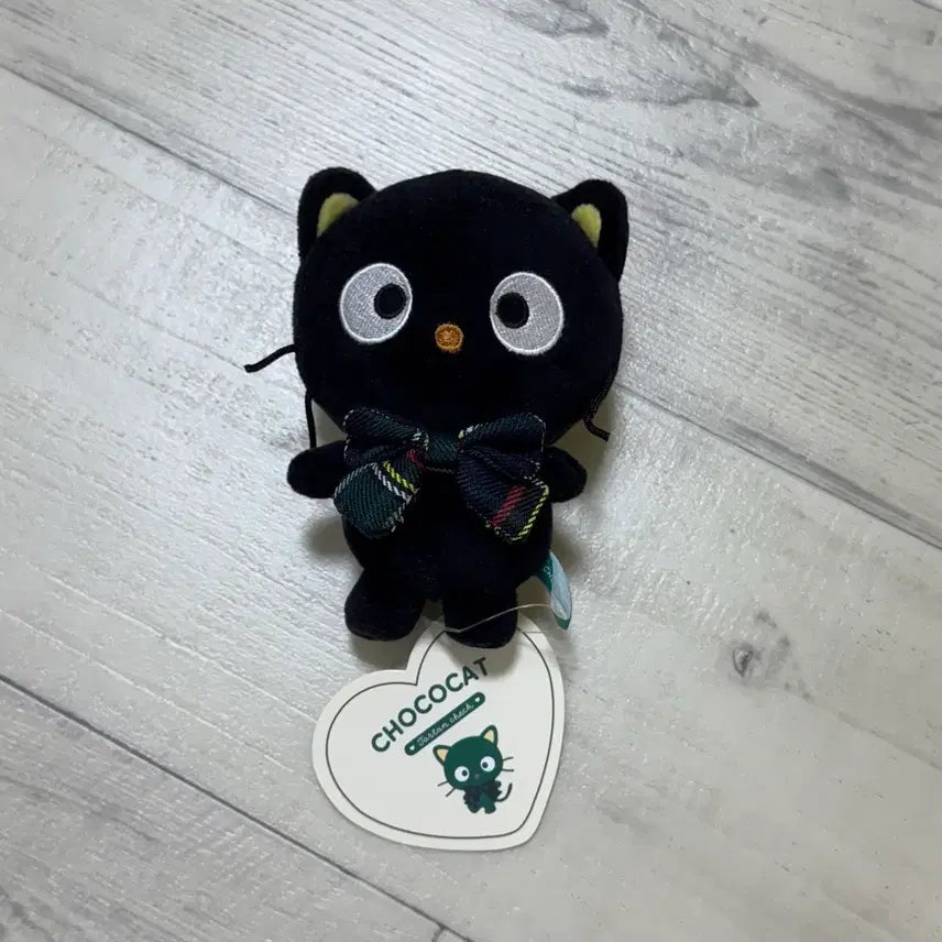 [BUNJANG] Sanrio Chococat Tartan Check Plush Mascot / 산리오 초코캣 타탄체크 인형 마스코트