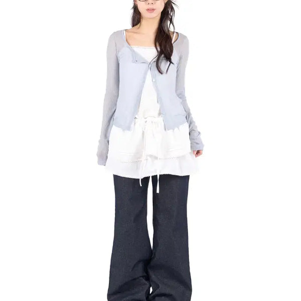 [BUNJANG] Litkimm NONFADE FLARE Raw Denim Pants / 릿킴 NONFADE FLARE RAW JEANS 생지 데님 팬츠