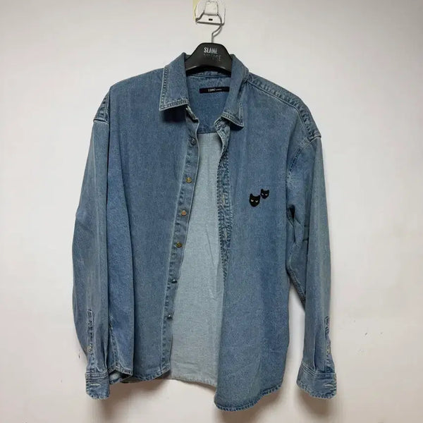 [BUNJANG] Songzio X.ZENO Denim Shirt (M) / 송지오 지제로 데님 셔츠 M (105-110)사이즈