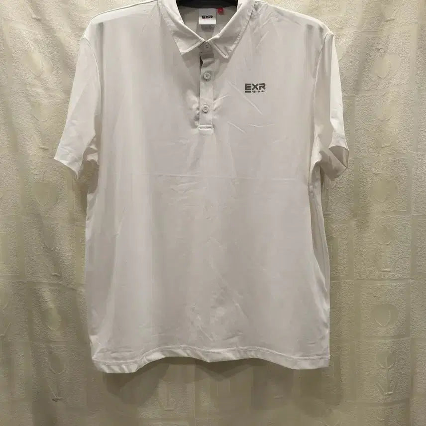 [BUNJANG] EXR White Golf Polo Shirt Size 110 / EXR 화이트 골프 카라티 110