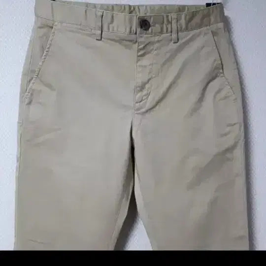[BUNJANG] Musinsa Standard Tapered Chino Pants Beige / 무신사 스탠다드 테이퍼드 치노 팬츠