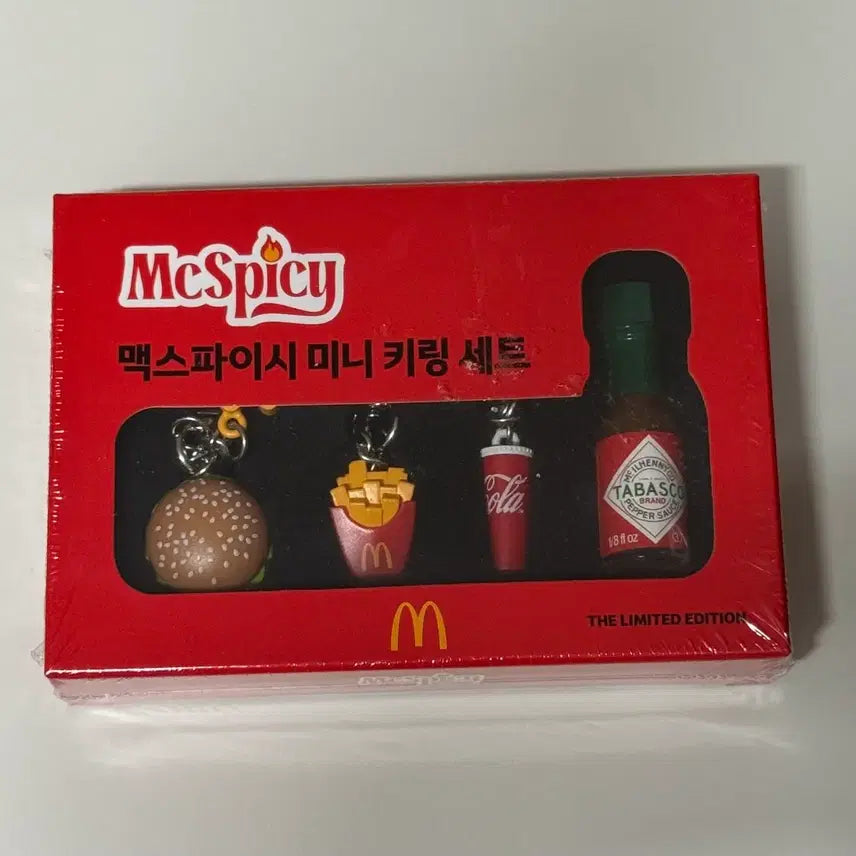 [BUNJANG] McDonald's McSpicy Mini Keychain Set / (새상품) 맥도날드 맥스파이시 미니 키링 세트