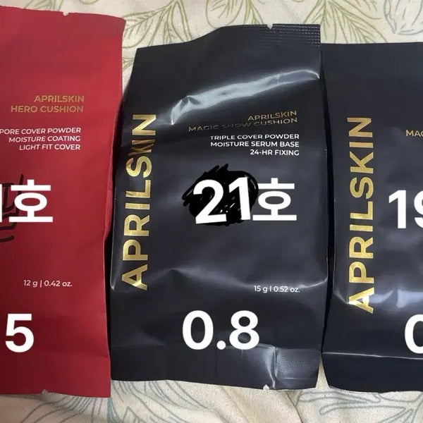 [BUNJANG] April Skin Magic Snow Cushion Refill (Shades 19 & 21) / 에이프릴스킨 히어로, 매직스노우 쿠션 19, 21호(리필)