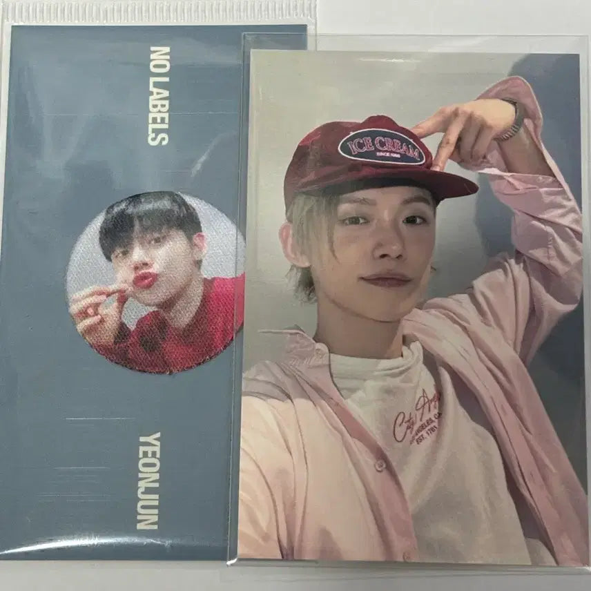 [BUNJANG] TXT Yeonjun No_Label_Part2 Ice Cream Pre-recording Photocard & Screen Cleaner Bundle / 투바투 연준 txt yeonjun 노레이블파트2 아이스크림 사녹 공방 포카 액정 클리너