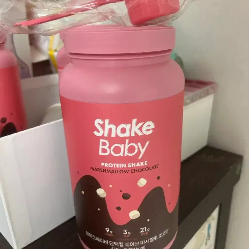 [BUNJANG] Shake Baby Marshmallow Chocolate Protein Shake 630g / 쉐이크베이비 마시멜로우초코