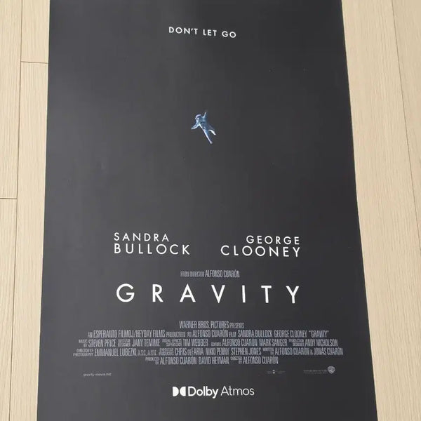 [BUNJANG] Gravity Dolby Cinema A3 Poster (Limited Edition) / [초희귀한정판]영화 그래비티 돌비 포스터(A3)
