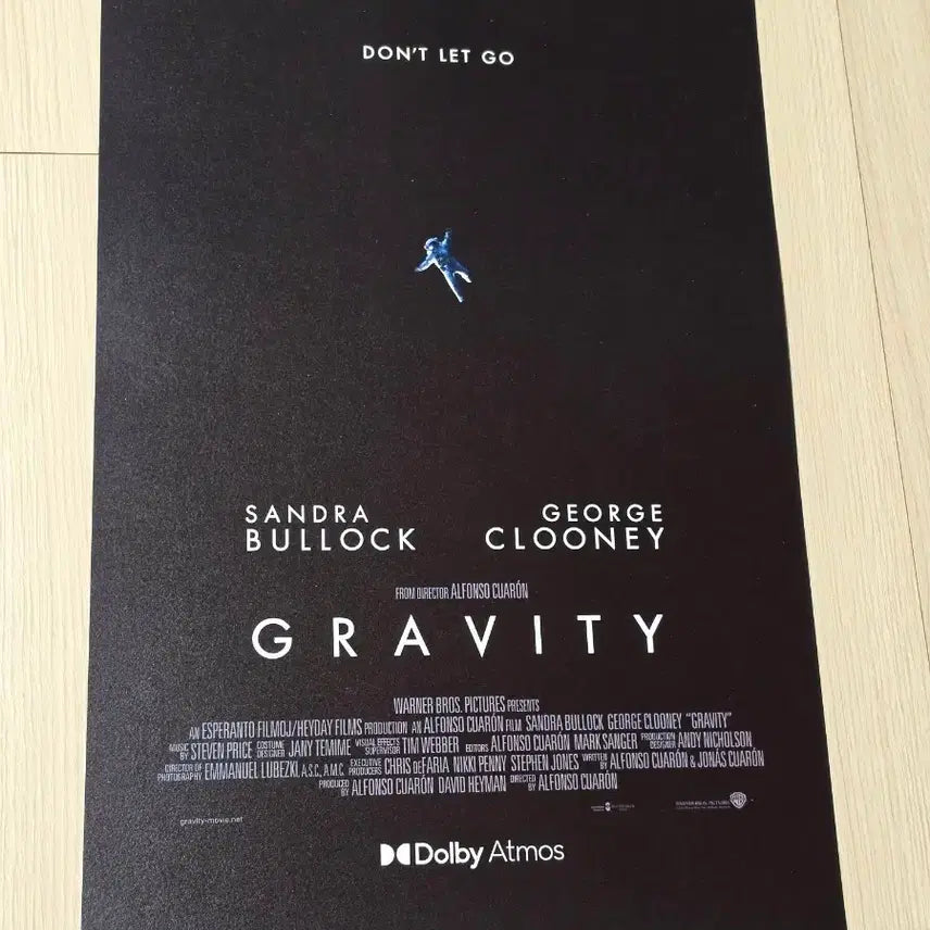 [BUNJANG] Gravity Dolby Cinema Art Poster (A3) - Ultra Rare Limited Edition / [초희귀한정판]영화 그래비티 돌비 미술 포스터(A3)