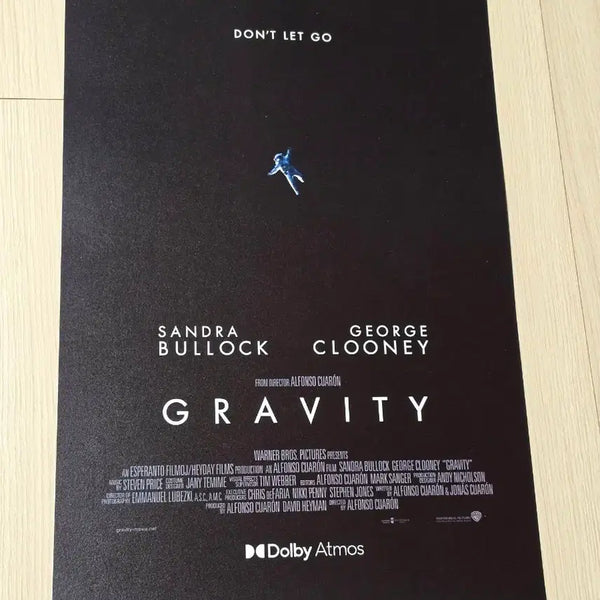 [BUNJANG] Gravity Dolby Cinema Art Poster (A3) - Ultra Rare Limited Edition / [초희귀한정판]영화 그래비티 돌비 미술 포스터(A3)