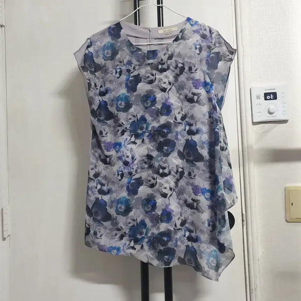 [BUNJANG] Katrynet Summer Floral Blouse - Lavender / 까트리네트 여름 블라우스 여성66 플라워 연보라