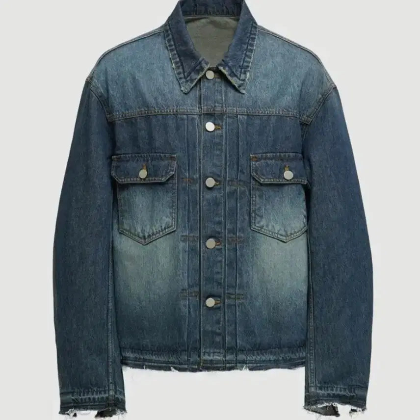[BUNJANG] COER Low Cut Type 2 Denim Jacket M / 쿠어 로우컷 타입 2 데님자켓 m