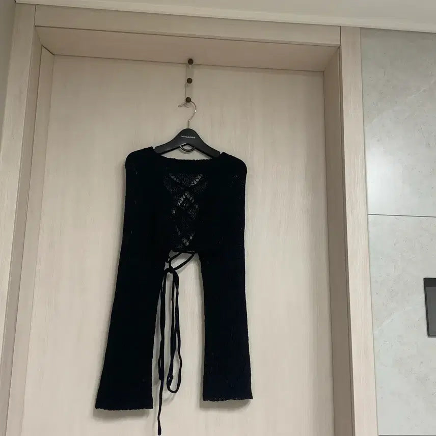 [BUNJANG] Black Cropped Knit Bolero Cardigan / 블랙 크롭 니트 볼레로