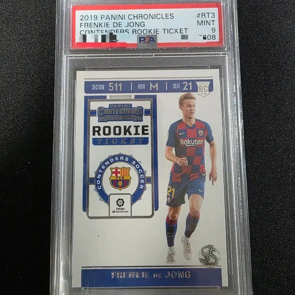 [BUNJANG] 2019 Panini Chronicles Frenkie de Jong Rookie Ticket PSA 9 Mint / 2019 파니니 크로니클스 프렝키 더 용 루키 티켓 민트 PSA 9
