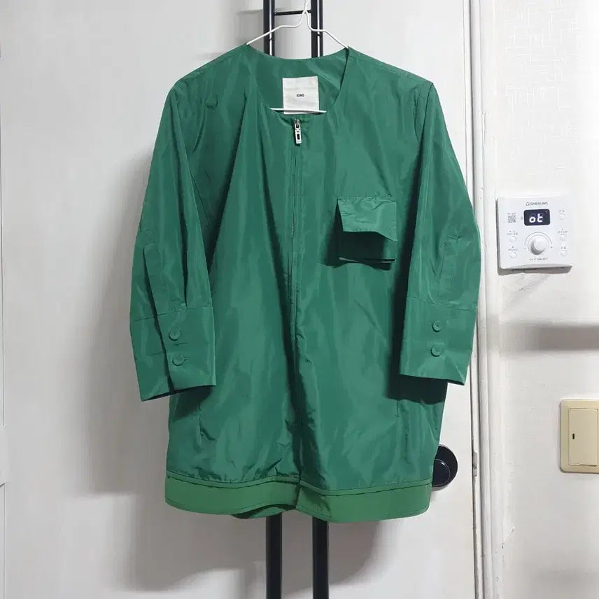 [BUNJANG] KUHO 100% Silk Jacket Women's Size 55-66 Green / KUHO 구호 실크100프로 자켓 여성55~66 그린
