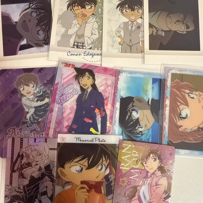 [BUNJANG] Detective Conan Ran Haibara Vermouth Card Set / 코난 란 하이바라 베르무트 카드