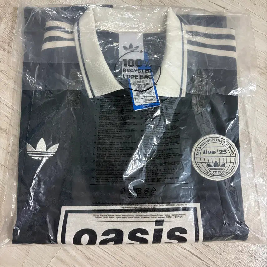 [BUNJANG] Adidas Oasis Jacquard Jersey Black L / 새상품) 아디다스 오아시스 자카드 저지 블랙  L