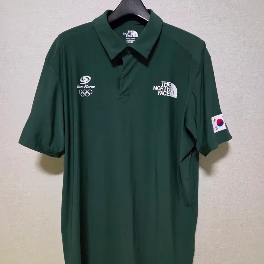 [BUNJANG] The North Face Team Korea National Team Polo Shirt Size 105 / 노스페이스 팀코리아 국가대표 카라티 105
